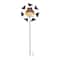 Glitzhome® 41.75" Fall Scarecrow Head with Crows Windmill Yard Stake